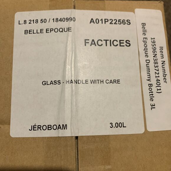 PERRIER JOUET BELLE EPOQUE 2006 GIANT FACTICE DUMMY DISPLAY BOTTLE MAGNUM 3L - Picture 16 of 16